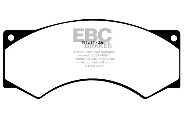 EBC DP715 Brake Pad Set, disc brake DP715