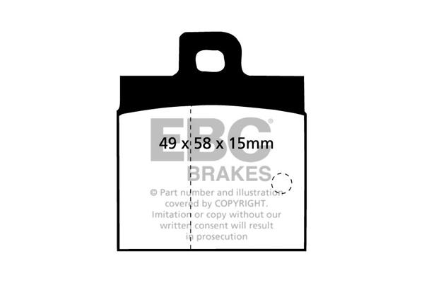 EBC DP192 Brake Pad Set, disc brake DP192