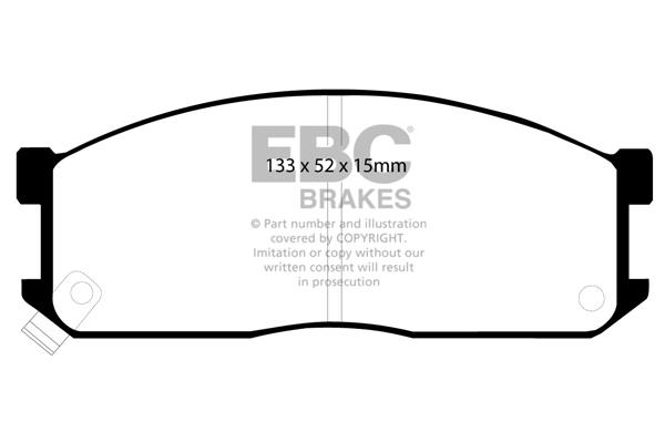 EBC DP683 Brake Pad Set, disc brake DP683