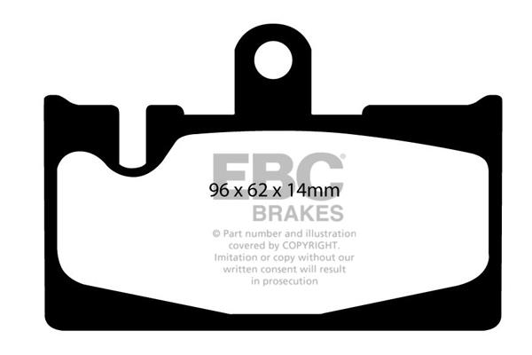 EBC DP1397 Brake Pad Set, disc brake DP1397