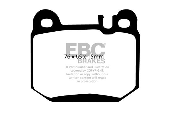 EBC DP1395 Brake Pad Set, disc brake DP1395