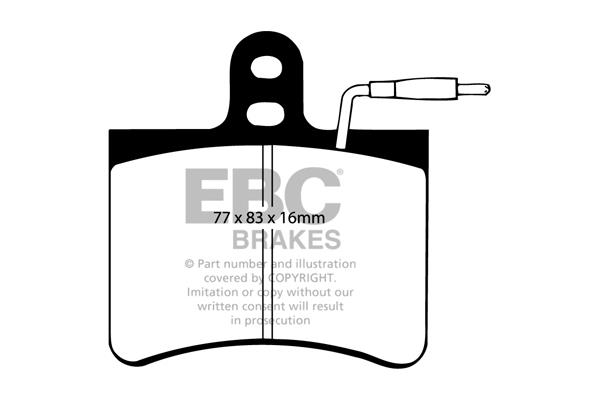 EBC DP190 Brake Pad Set, disc brake DP190