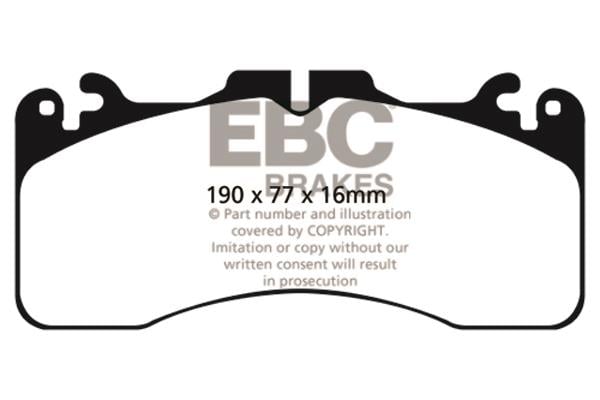 EBC DP1867 Brake Pad Set, disc brake DP1867