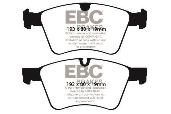 EBC DP1860 Brake Pad Set, disc brake DP1860