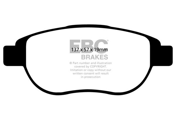 EBC DP1375 Brake Pad Set, disc brake DP1375