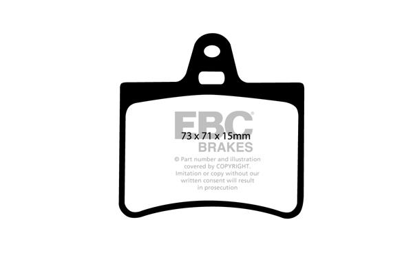 EBC DP1373 Brake Pad Set, disc brake DP1373