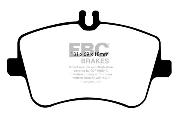 EBC DP1365 Brake Pad Set, disc brake DP1365