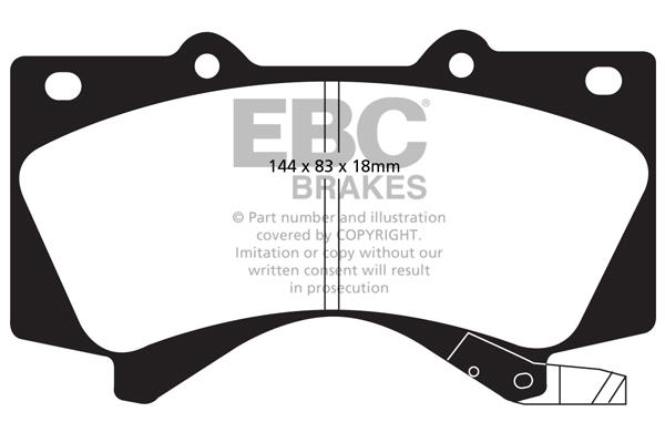 EBC DP1815 Brake Pad Set, disc brake DP1815