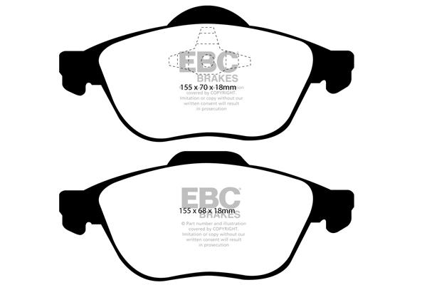 EBC DP1353 Brake Pad Set, disc brake DP1353