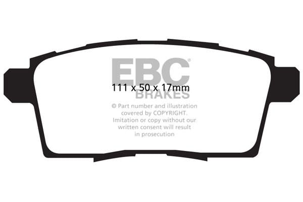 EBC DP1795 Brake Pad Set, disc brake DP1795