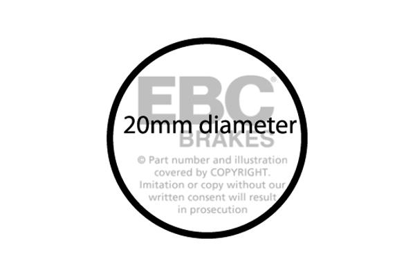 Brake pad Citroen GS: DP177 EBC Brake pad set