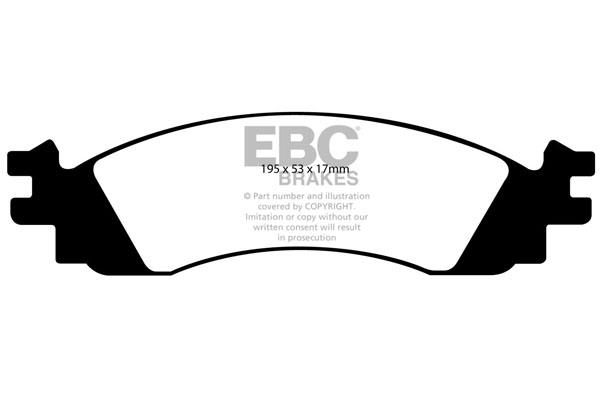 EBC DP1767 Brake Pad Set, disc brake DP1767