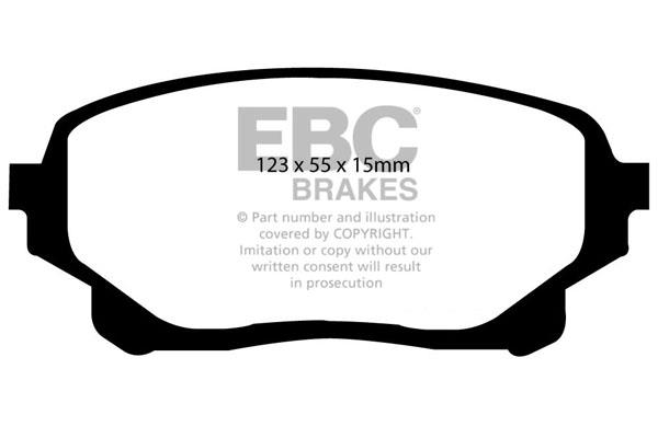EBC DP1756 Brake Pad Set, disc brake DP1756