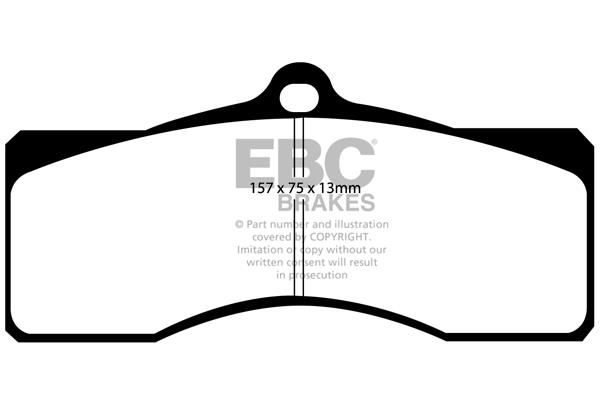 EBC DP1155 Brake Pad Set, disc brake DP1155