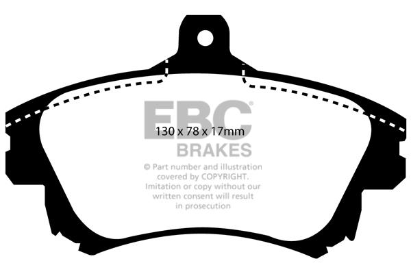EBC DP1139 Brake Pad Set, disc brake DP1139