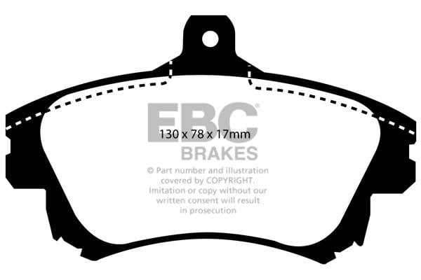 EBC DP1139 Brake pad set DP1139 DP1139 EBC Brake pad set