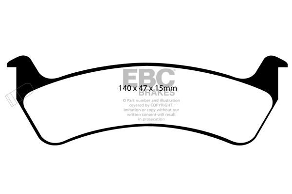 EBC DP1129 Brake Pad Set, disc brake DP1129