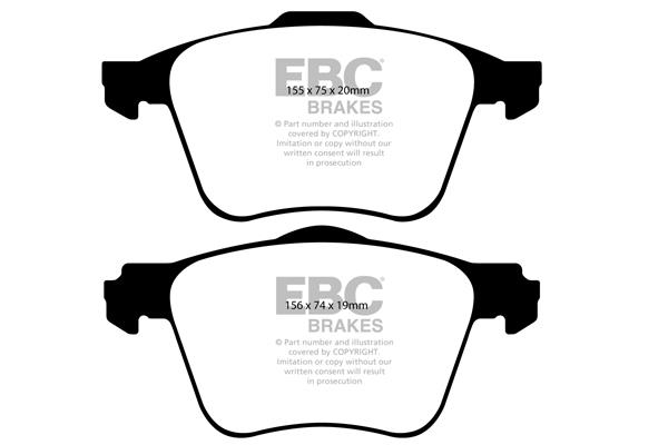 EBC DP1690 Brake Pad Set, disc brake DP1690