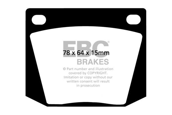 EBC DP169 Brake Pad Set, disc brake DP169
