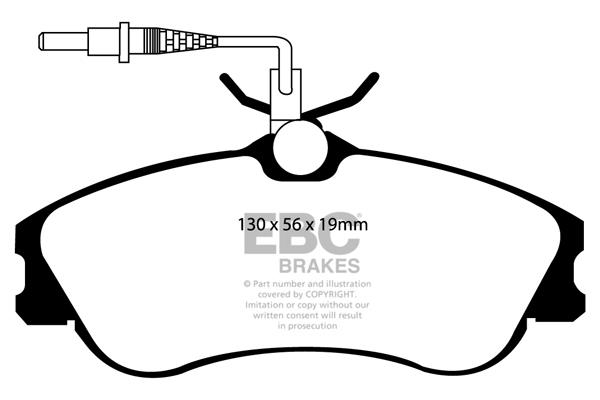 EBC DP1104 Brake Pad Set, disc brake DP1104