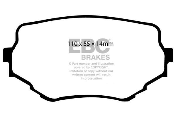 EBC DP1099 Brake Pad Set, disc brake DP1099