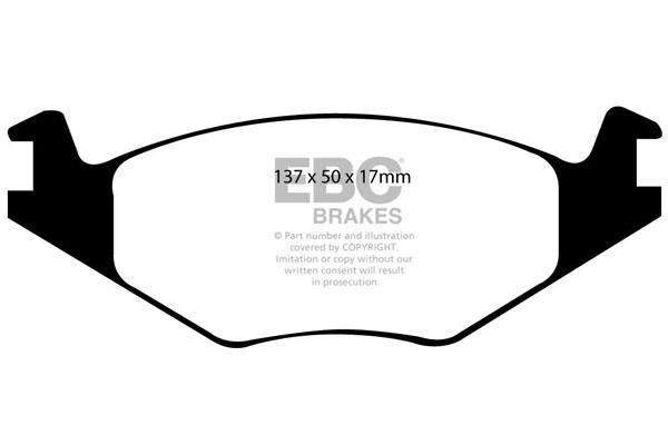 EBC DP1084 Brake Pad Set, disc brake DP1084