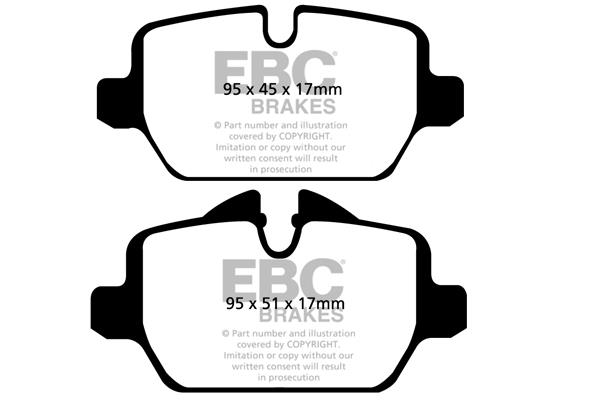 EBC DP1576 Brake Pad Set, disc brake DP1576