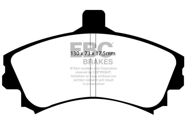 EBC DP1564 Brake Pad Set, disc brake DP1564