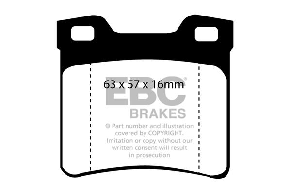 EBC DP1048 Brake Pad Set, disc brake DP1048