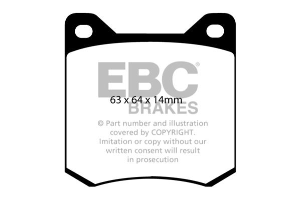 EBC DP156 Brake Pad Set, disc brake DP156