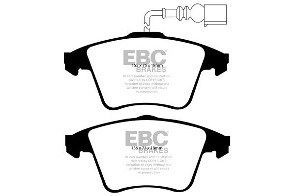 EBC DP1556 Brake Pad Set, disc brake DP1556