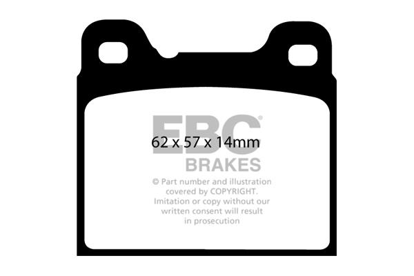 EBC DP1043 Brake Pad Set, disc brake DP1043