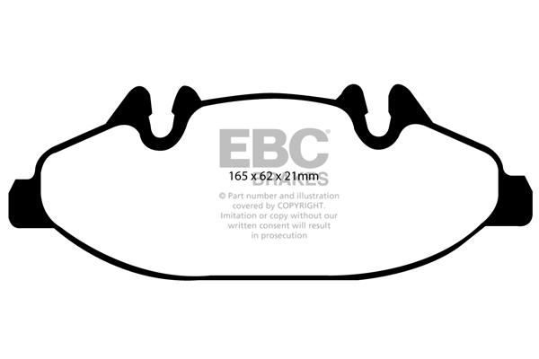 EBC DP1553 Brake Pad Set, disc brake DP1553