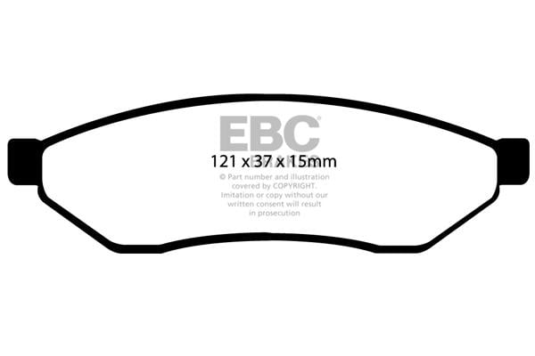 EBC DP1546 Brake Pad Set, disc brake DP1546