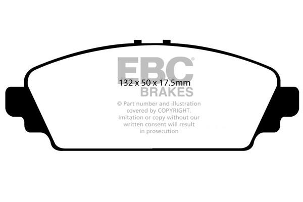 EBC DP1544 Brake Pad Set, disc brake DP1544