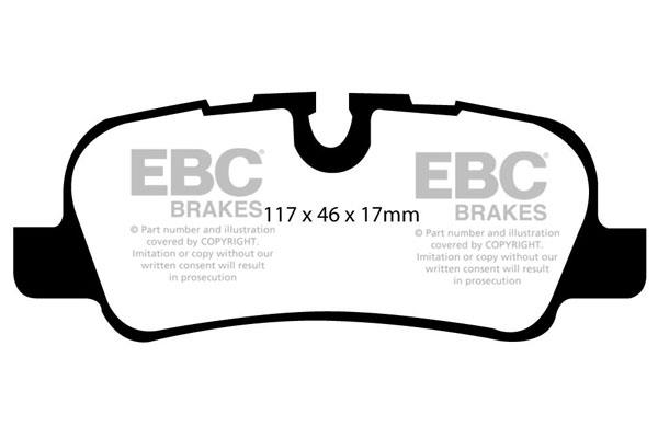 EBC DP1542 Brake Pad Set, disc brake DP1542