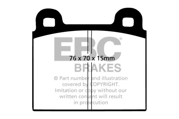 EBC DP103 Brake Pad Set, disc brake DP103