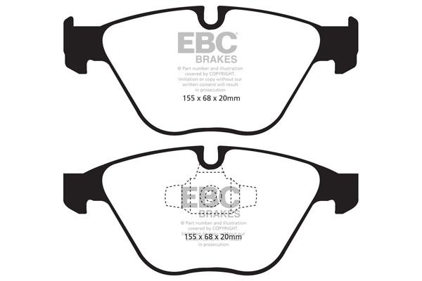 EBC DP1512 Brake pad set DP1512 DP1512 EBC Brake pad set