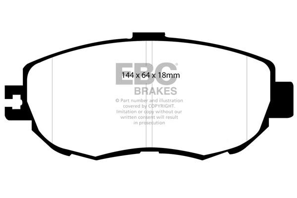 EBC DP1006 Brake Pad Set, disc brake DP1006