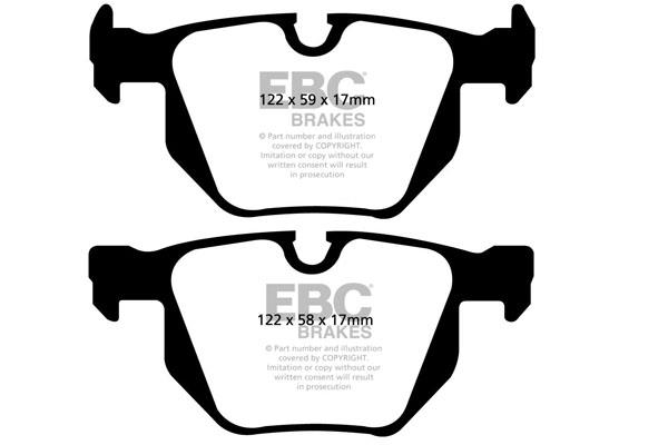 EBC DP1494 Brake Pad Set, disc brake DP1494