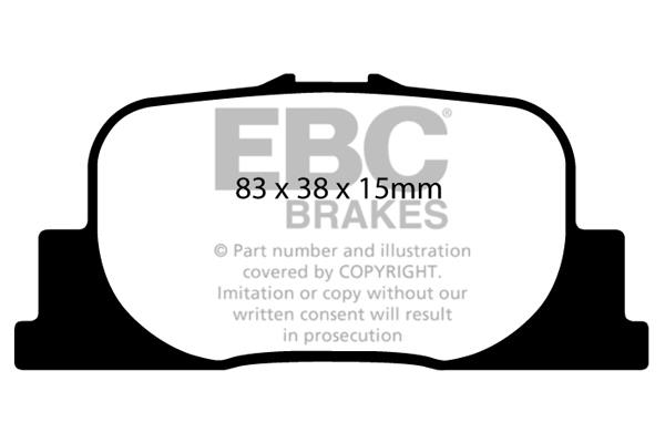 EBC DP1456 Brake Pad Set, disc brake DP1456