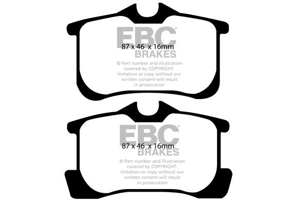 EBC DP1422 Brake Pad Set, disc brake DP1422