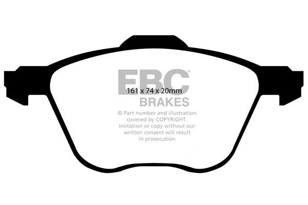 EBC DP1413 Brake Pad Set, disc brake DP1413