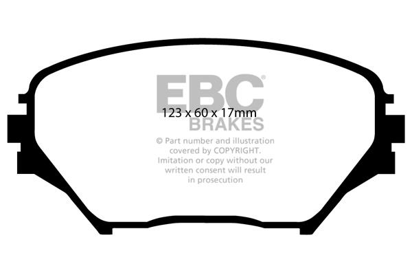 EBC DP1402 Brake Pad Set, disc brake DP1402