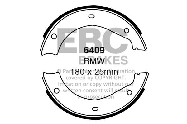 EBC 6409 Brake shoe set 6409