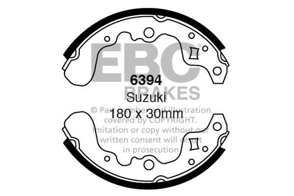 EBC 6394 Brake shoe set 6394