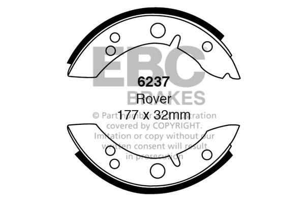 EBC 6237 Brake shoe set 6237