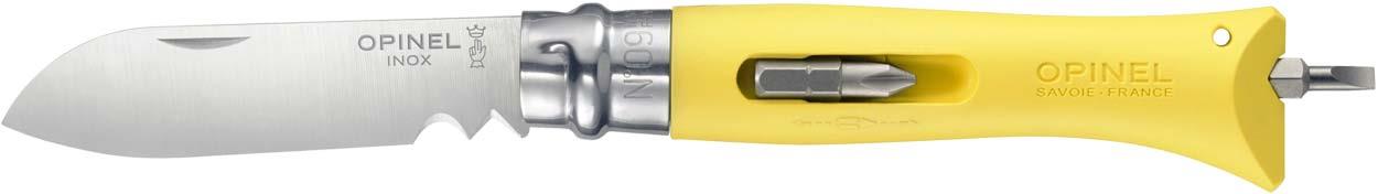 Opinel 001804 Knife Opinel DIY № 9 Inox. Yellow color 001804