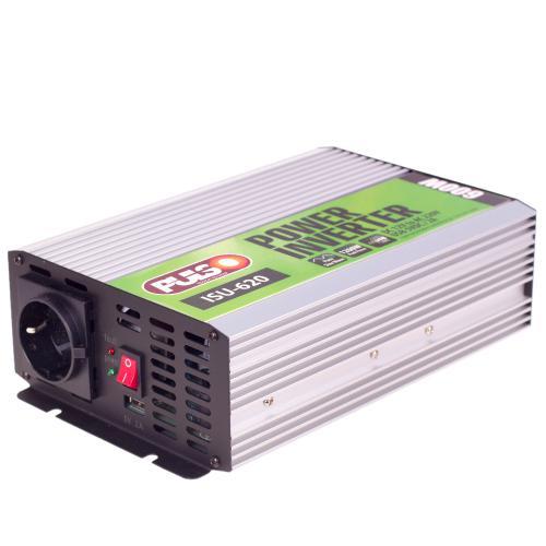Pulso ISU-620 Voltage converter (inverter) PULSO ISU-620, 12V-220V, 600W, USB-5VDC 2.0A (ISU-620) ISU620
