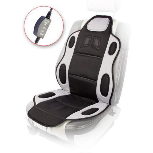 Vitol H 19002 GY/BK Heated seat cover high + switch, 115 x 49 cm, grey/black H19002GYBK